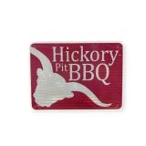 Hickory Pit BBQ Metal Road Sign