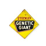 Steckley Genetic Giant Painted Metal Sign