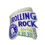Rolling Rock Beer Embossed Metal Sign