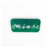 Bike, Scooter, Bicycle Metal Street Sign