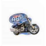 Harley Davidson Miller Lite Embossed Metal Sign