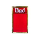 Bud King of Beers Advertising Menu Board