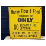Ranger Flour & Feed Wooden Sign