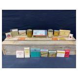 Cigarette Boxes, Tips, and Cans