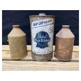 Cone Top Beer Cans & PBR Vintage Can