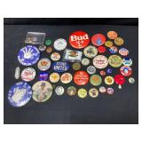Political Button and Advertising Buttons