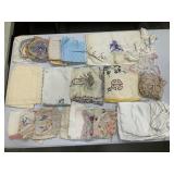 Vintage Doilies, Handkerchiefs, and Table Runners