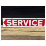 Service Metal Double Sided Sign