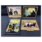 Silhouette Advertising Thermometers-4 in lot