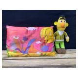 Bert Stuffed Animal and Looney Tunes Pillow