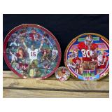 Joe Montana & Jerry Rice Collector Plates