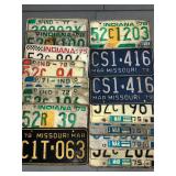 Indiana License Plates-1970ï¿½s