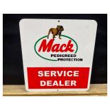 Mack Dealer Powder Coated Porcelain Sign