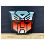 Transformer Powder Coated Porcelain Sign