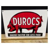Durocs Feed Powder Coated Porcelain Sign