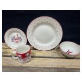 Campbell Kids Plate, Bowl, Saucer & Mug