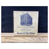 Harmed & Von Maur Department Store Stone Plaque