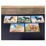 Vern Parker Western Horses Postcards (5)
