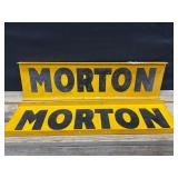 Morton Double Sided Metal Signs