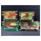 Ertl Advertising Christmas Die Cast Truck Banks