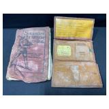Army Wallet & I.D. 1919 & Book 1917
