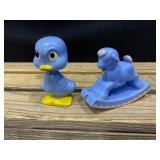 Knickerbocker Duck & Rocking Horse Rattles