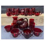 Anchor Hocking Royal Ruby Red Glassware