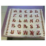 Childrenï¿½s ABCï¿½s Quilt 43ï¿½ x 35ï¿½