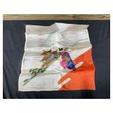Vintage Japanese Silk Handkerchief