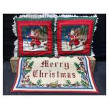 Christmas Mat & Couch Pillows
