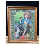 Coca-Cola Framed Completed Puzzle