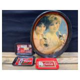 Coca-Cola Tray & Coca-Cola Tip Trays