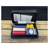 Texas Holdï¿½Em Set in Zip Up Case