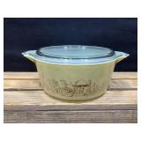 Merry Mushroom Pyrex Dish with Lid