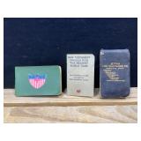 WWI Red Cross Calendar, YMCA Bible, Aetna