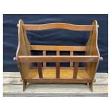 Wooden Magazine Rack