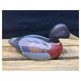 Hand Carved/Painted Wooden Duck Decoy