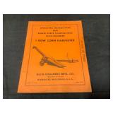 Allis-Chalmers 1 Row Corn Harvester