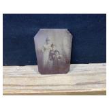 Antique Tintype of Mother and Daughters
