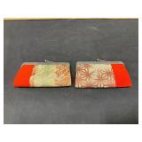 Japanese Silk Kimono Fabric Snap Clasp Purses
