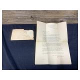 Vintage Letter