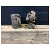 WWI German GM-15 Gas Mask with Carrying Canister