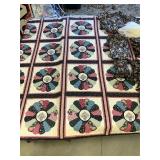 Bedroom Quilt Set w/ Match Curtains & Valances