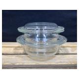 Pyrex Clear Covered Casserole Dishes