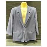 Wool One Button Blazer