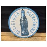 Coca-Cola Metal Round Sign