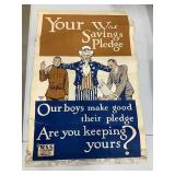 War Savings Stamps Poster