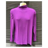 Purple Long Sleeve Turtleneck