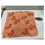 Vintage Japanese Silk Shibori Kanoko Textile, Mask