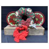 Vintage Christmas Decor & Trays